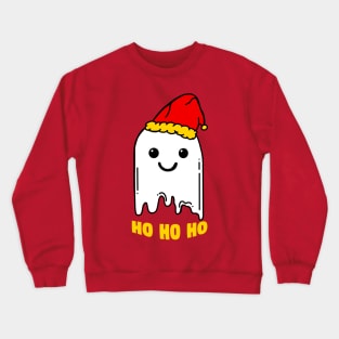 Cute Boo Ghost Ho Ho Ho Crewneck Sweatshirt